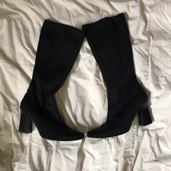 PAZZO Shoes - Black Nylon Boots (8M)